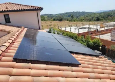 Chantier panneaux photovoltaïques Mme Faure 1